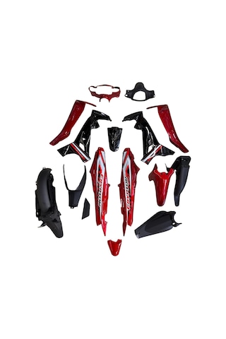 Yamaha Crypton C8 Kaporta Seti 2010-2014 Kırmızı