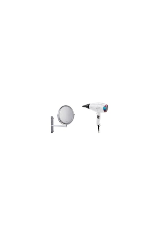 Valera Epower Ep2010 Eq Rc Dry Smart - Profesyonel 1600 W Iyonik Saç Kurutma Makinası, Beyaz +optima Bar Yatay Eksen Ayarlı Düz Ayna Hediyeli