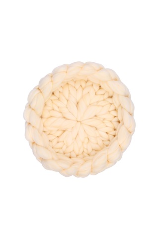 Maiyame Yeni Doğan Bebek Fotoğrafı İçin El Örgü Yumuşak Battaniye, Büyüme İzleme Ve Anı Saklama Propü, Süt Beyazı Beyaz