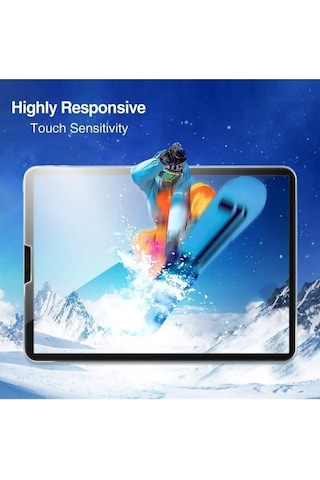 Apple Uyumlu iPad Air 4. Ve 5.nesil 10.9 2021/2022 Ekran Koruyucu Nano Teknoloji Esnek Kırılmaz Cam