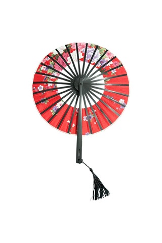 Yuvarlak Japon Yelpaze Özel Kesesinde