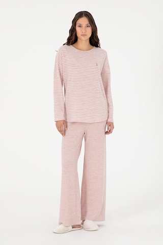 U.s. Polo Assn. Kadın Pembe Pijama Takım 50302036-vr041 Pembe