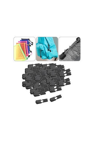 Homyl 100 Adet Fermuar Çekme İpi Uçları Kilitler Halat