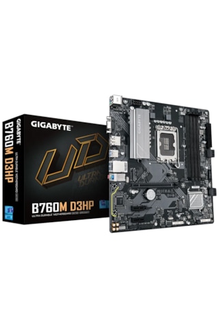 Gigabyte B760M D3HP 5600 MHz OC DDR5 Soket 1700 mATX Anakart