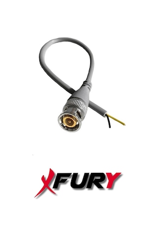 Fury 100 Adet A Kalite Kablolu Hazır Bnc Kablolu Konnektör