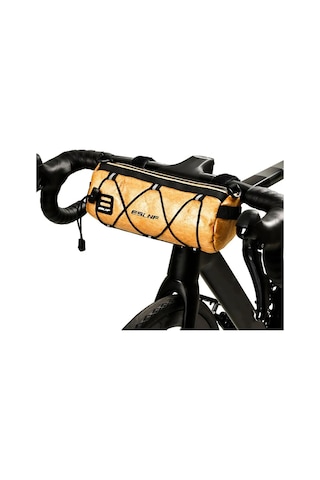 Moveevo Kahverengi Bisiklet Çantası - Yolluk Dağ Bisikleti, 420 Nilon Su Geçirmez, 25x10.5x10cm Büyük Kapasiteli El Faresi Çantası Kahverengi