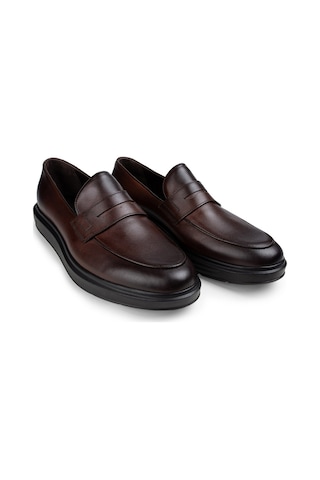Deery Hakiki Deri Kahverengi Loafer Erkek Ayakkabı Kahverengi (539861171) Kahverengi