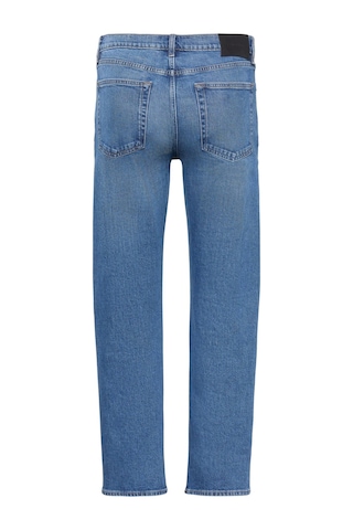 Calvin Klein Erkek Dar Paçalı Düz Kesim Diggory Mavi Jean-13826 Mavi