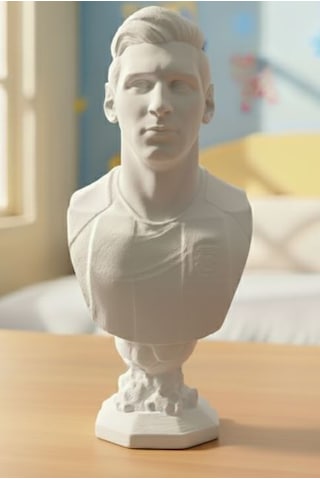 Messi 15 Cm Boyunda Taş Çocuk Boyama Etkinliği