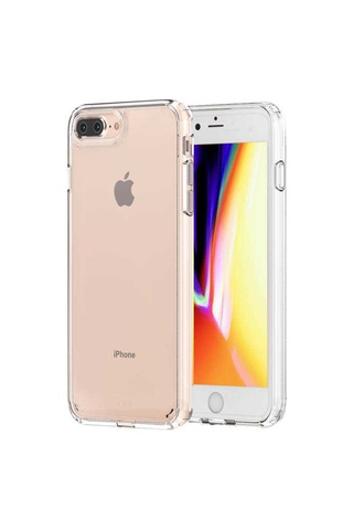 Apple Uyumlu iPhone 8 Plus Kılıf Zore Coss Kapak Renksiz