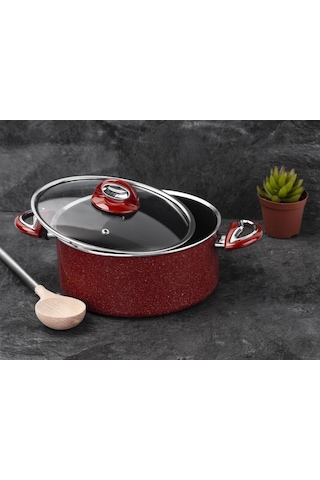 Taç Granit Teflon Derin Tencere 30 CM