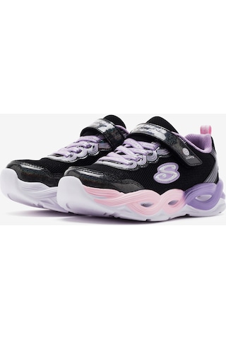 Skechers Twisty Glow Büyük Kız Çocuk Siyah Spor Ayakkabı 303717l Bkmt Siyah