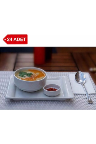 24 Adet - 12cm Melamin Çorba Kasesi, Cacık, Meze, Komposta