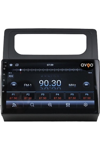 Volkswagen Caddy Dijital Klima Android Multimedya Sistemi 4-64 Cadence R18 2004-2015 Ön Kayıt Kamera li 9"