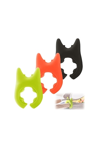 Silikon Tava Tencere Kaşık Tutucu Çok Renkli