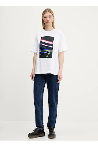 Karl Lagerfeld Jeans Mavi Kadın Pamuklu Denim Pantolon A3w10064