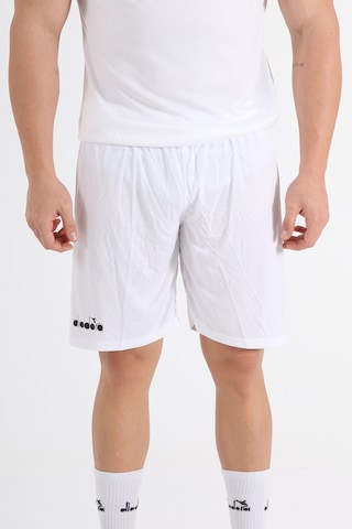 Diadora Düz Beyaz Antrenman - Spor Şort - DDANT-SORT