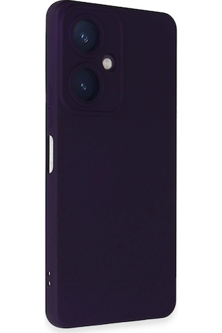 Newface - 725 - Vivo Y27 Kılıf Nano İçi Kadife Silikon - Csmo-tex - - Mor