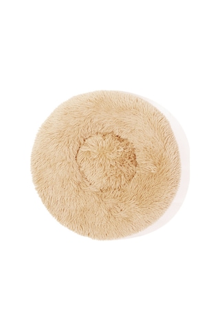 Geeroyoo Yıkanabilir Kaymayan Dönut Şeklindeki Pet Yatağı Haki Renkli