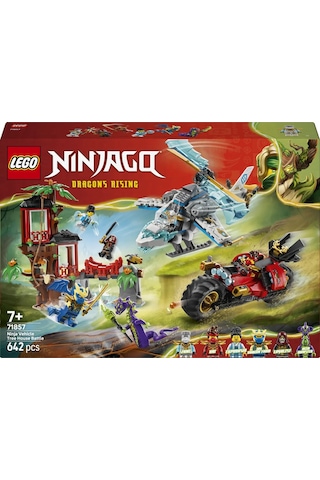 LEGO® NINJAGO® Ninja Aracı Ağaç Ev Savaşı 71857 - 7 Yaş ve Üzeri Çocuklar için 6 Minifigür İçeren Oyuncak Yapım Seti (642 Parça)