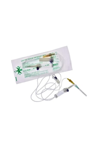 HAS-PET SERUM INFÜZYON SETİ 21G LUER LOCK 25 ADET