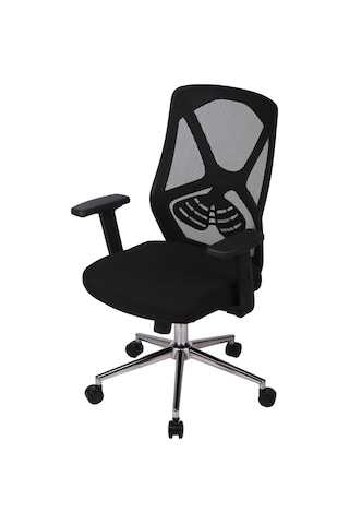 Ofisbazaar Dolphin Siyah Fileli Çalışma Koltuğu Ergonomik Şef Ve Toplantı Koltuğu Siyah Fileli Siyah