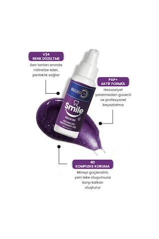 Begisun Leke Karşıtı Diş Beyazlatıcı Mor Jel 50 ML