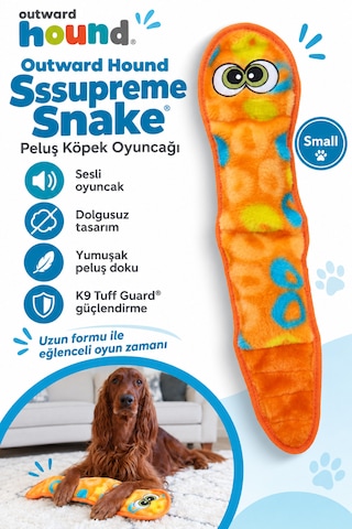 Outward Hound Sssupreme Snake Peluş Köpek Oyuncağı Small