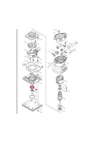 Makita BO4556 Rulman 6001 Ürün Kodu 211131-2