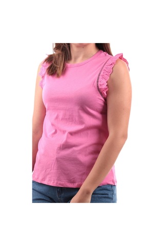 Only Kadın Kelebek Kollu T-shirt 15289579 Pembe
