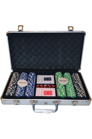 300'Lü Poker Seti Metal Çantalı