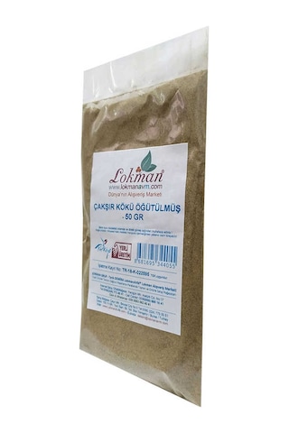 Çakşır Kökü Doğal Öğütülmüş 50 Gr Paket