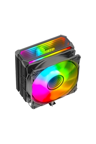 Fan Cpu Combo Notus 400 Argb Bakır Boru Kule Tipi 1700+1200+1366+2011+1156/ Am4+am5