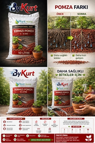 Pomza 5-15 Mm Volkanik Taş Pomza10 Litre 10 L