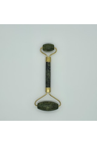 Yeşim Taşı Gua Sha Yüz Masaj Roller Yeşil