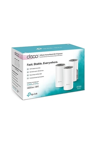 Tp-link Ac1200 Deco E4 1200mbps Mesh Wıfı Sistemi Üçlü
