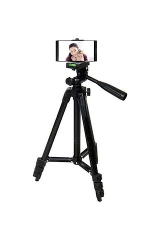 Dymax Cep Telefonları Için 102 Cm Tripod + Çanta+Telefon Tutucu
