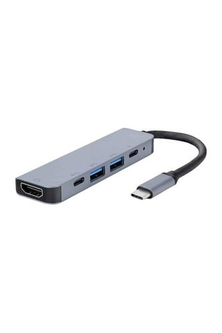 Apple Uyumlu Macbook Type-c Hdmı Usb 3.0 3'ü 1 Arada Dönüştürücü Adaptör