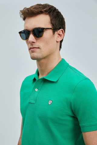 Lufian Erkek Laon Smart Polo T-shirt 111040206 Açık Yeşil Çok Renkli