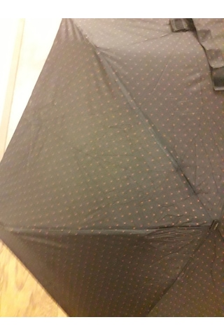 Eleven Markets Marlux Mini Cep Boy Bayan Şemsiye 17 Cm, Ultra Mini Şemsiye Siyah - Kırmızı