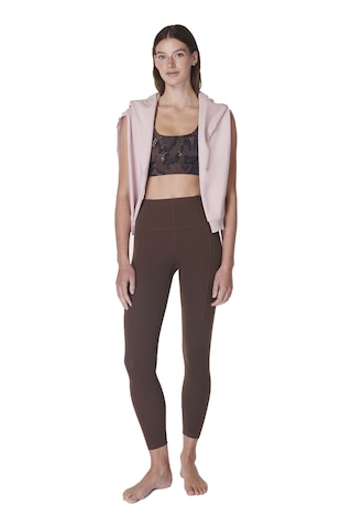 Sweaty Betty Sweaty Betty Super Soft 7/8 Kadın Kahverengi Yoga Tayt 44049 Kahverengi