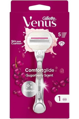 Gillette Venus Comfort Glide Sugarberry Tıraş Makinesi + Yedek Başlık