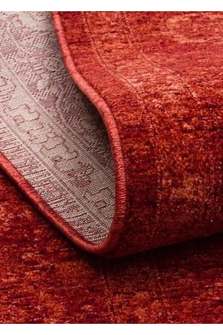 Eko Halı Shıraz Shr 03 Red Vintage Tarzlı Yumuşak Dokulu Modern Makine Halısı Çok Renkli