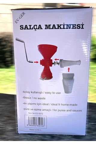 Salça Makinası Ev Tipi Pratik Evger