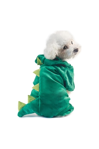 Dinozor Köpek Kostümü - Cadılar Bayramı Kıyafetleri İçin Sevimli