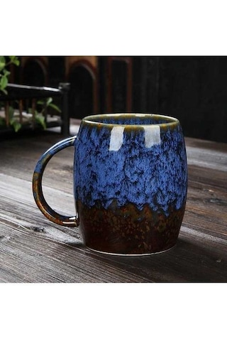 Createtech Yaratıcı Kişilik Kupa Büyük Kapasiteli Basit Seramik Fincan D, Kahve Fincanı Çift Fincan Japon Tarzı Diğer