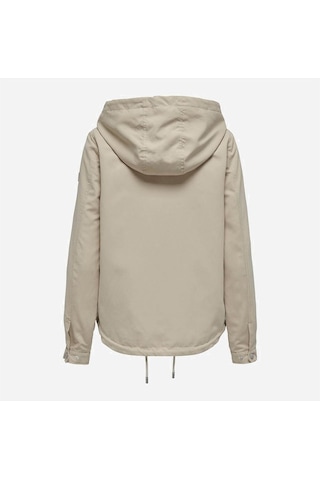 Only Kadın Mont Bej 15218613 Onlskylar Hood Sprıng Jacket Cc Otw 24yw21000048 W21000179 Bej