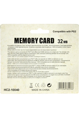 Cafele Playstation 2 Ps2 32Mb Hafıza Kartı Memory Card