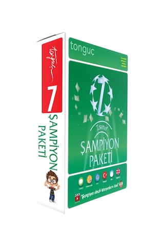 Tonguç Akademi 7. Sınıf Şampiyon Seti 2022 Hediyeli