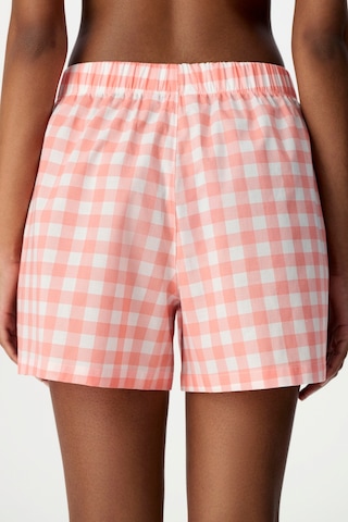 Penti Pembe Cozy Club Gingham Pamuklu Şort Pijama Altı Pn27